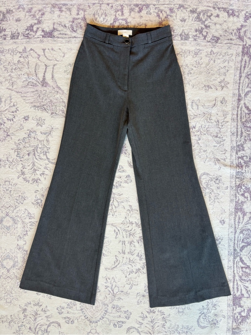 H&M Gray Boot Cut Trousers